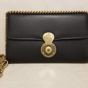 Ralph Lauren Black Leather Bag Collectors Item NEW